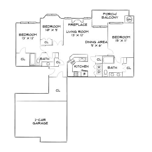 Floor Plan - Design 3B Premier