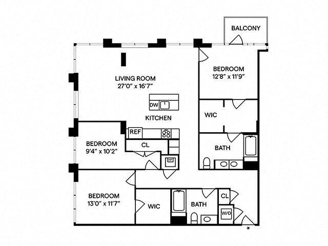 Floor Plan - C2 - Penthouse 755