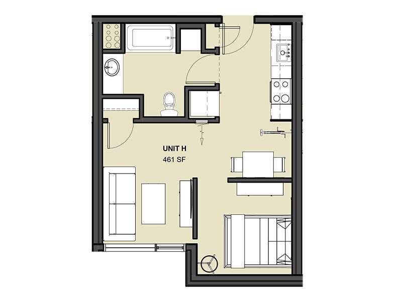 Floor Plan - Unit H
