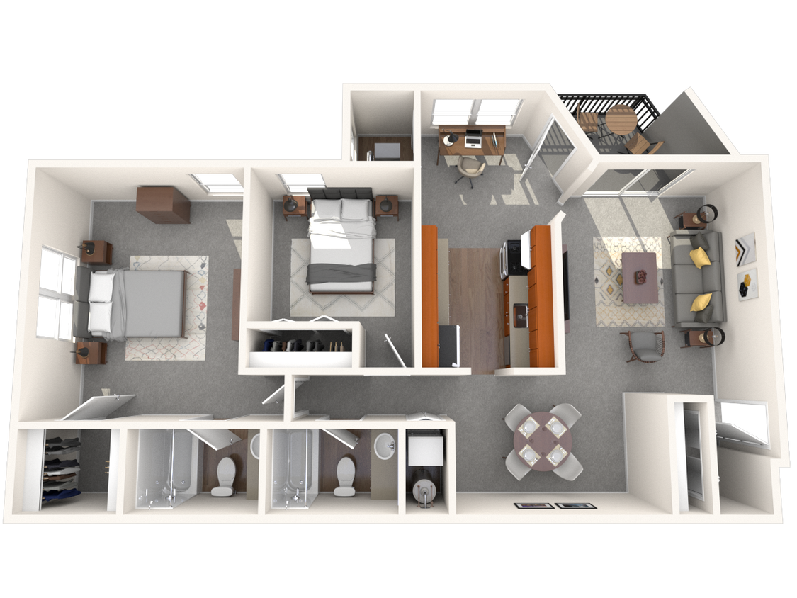 Floor Plan - 2 Bedroom