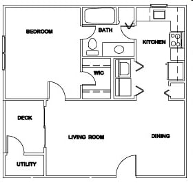 1BR/1BA - The Brightleaf GW 610