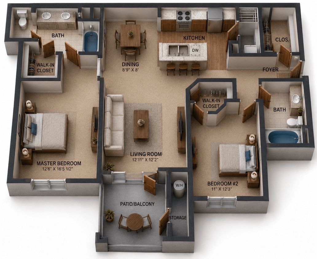 Floor Plan - Monte Vista