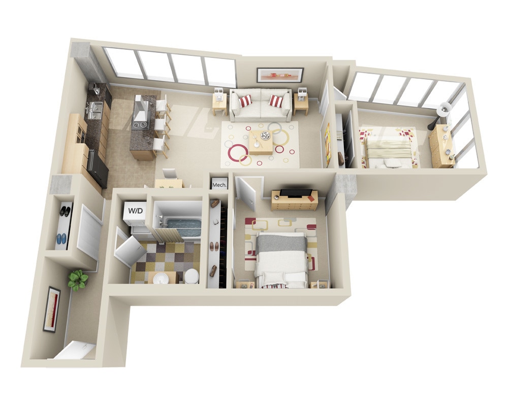 Floor Plan - Highrise A1UD
