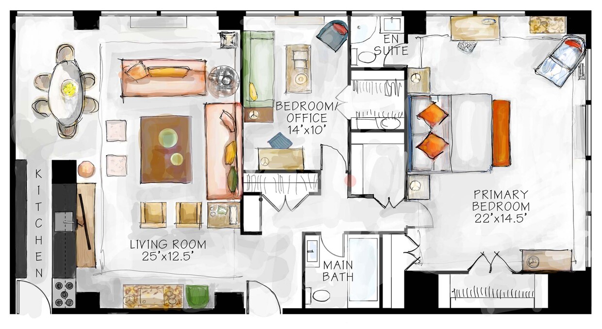 Floor Plan - Rembrandt