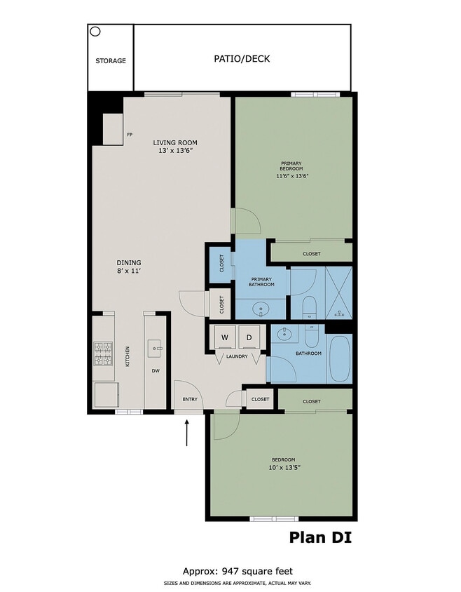 Floorplan DI - Plan DI
