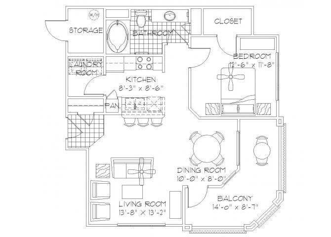 Floor Plan - Casa Del Mar (A4)