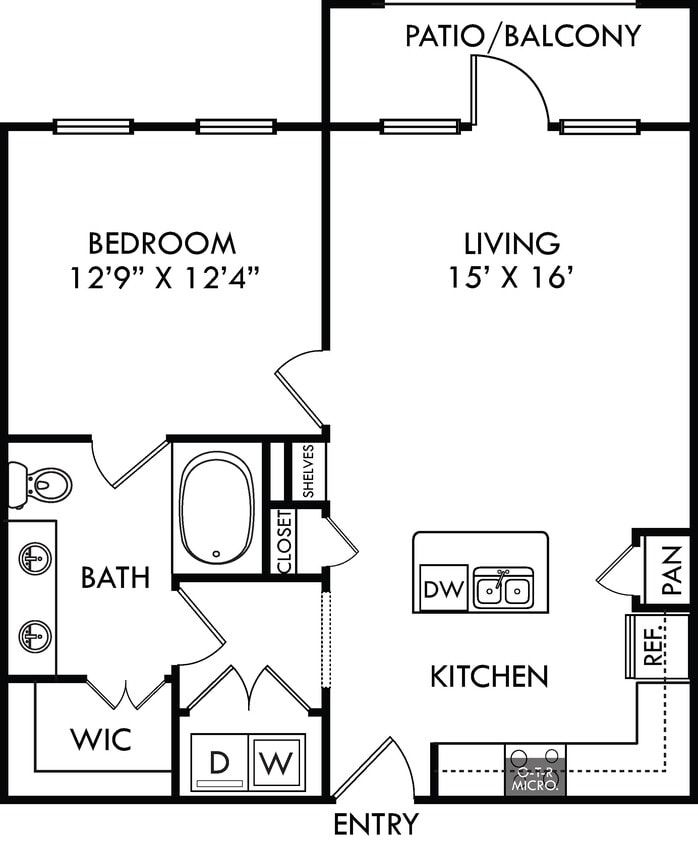 Floor Plan - The Encanto with Fenced-In Yard