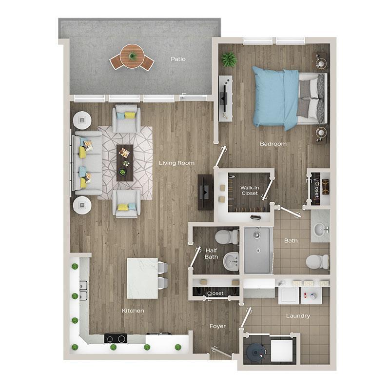 Floor Plan - Collins Renovated