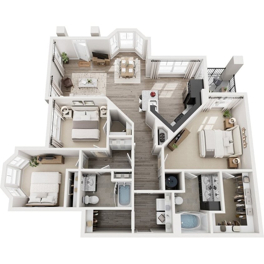Floor Plan - 3A