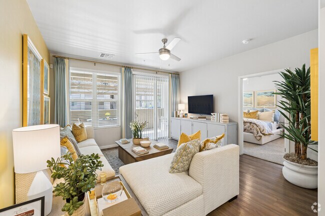 3BR, 2BA - 1,676SF - Living Room - Encantada Gladden Farms
