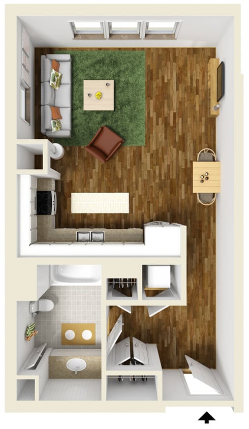 Floor Plan - Studio