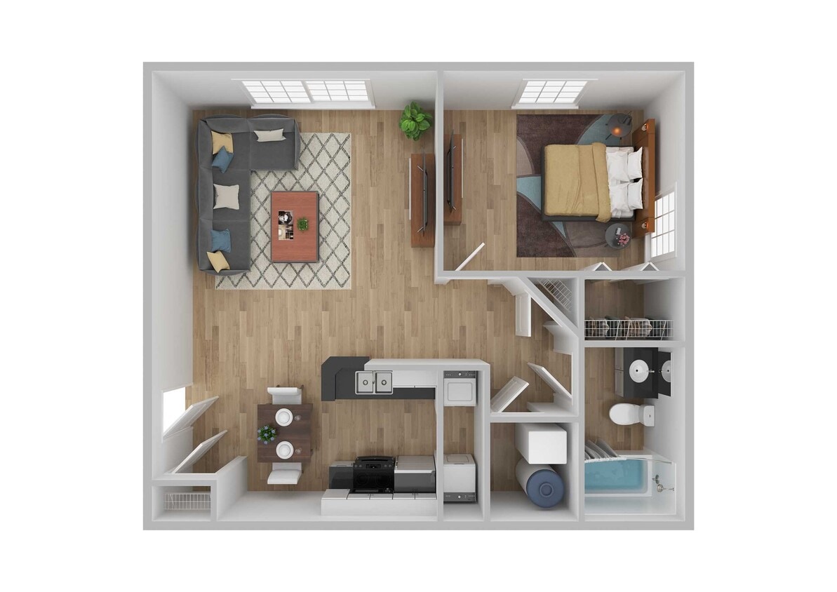 1-Bedroom Corner Renovated - 1 Bedroom Corner Renovated