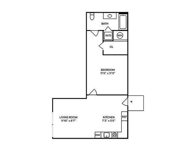 Floor Plan - A7 Furnished