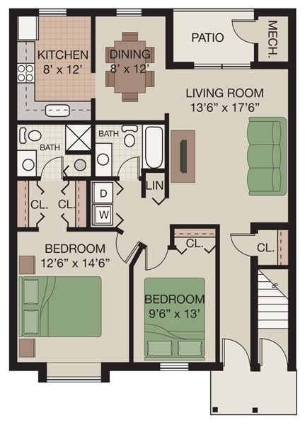 Floor Plan - Newport (first floor)
