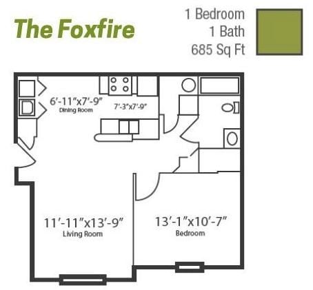 Floor Plan - A - FOXFIRE
