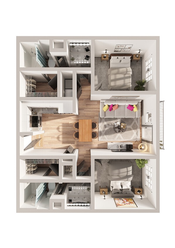 Legacy North - B2DC0 Floorplan - B2D