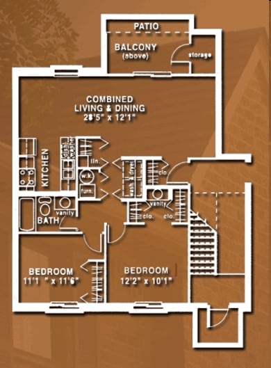 2BR/1BA - 2 BR/ 1 BA