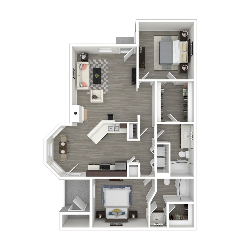 Floor Plan - 2x2-1152- Full Renovation