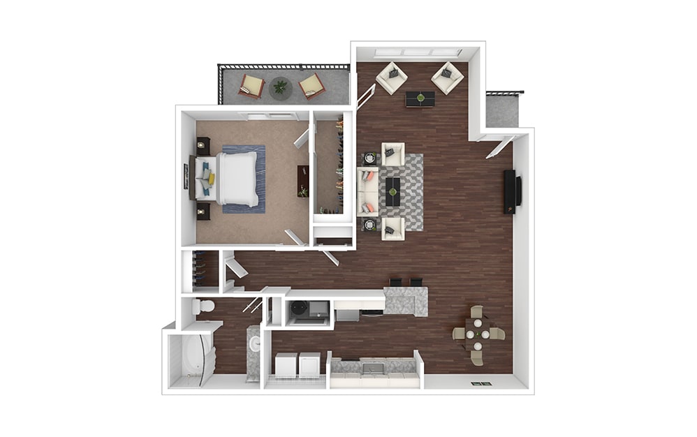 Floor Plan - Spruce - Renovated