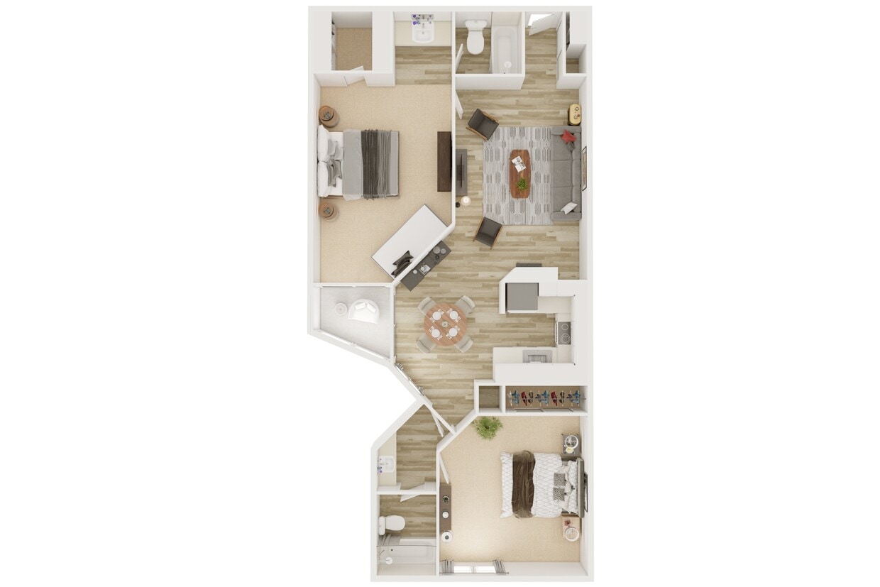 Floor Plan - 2 Bed B