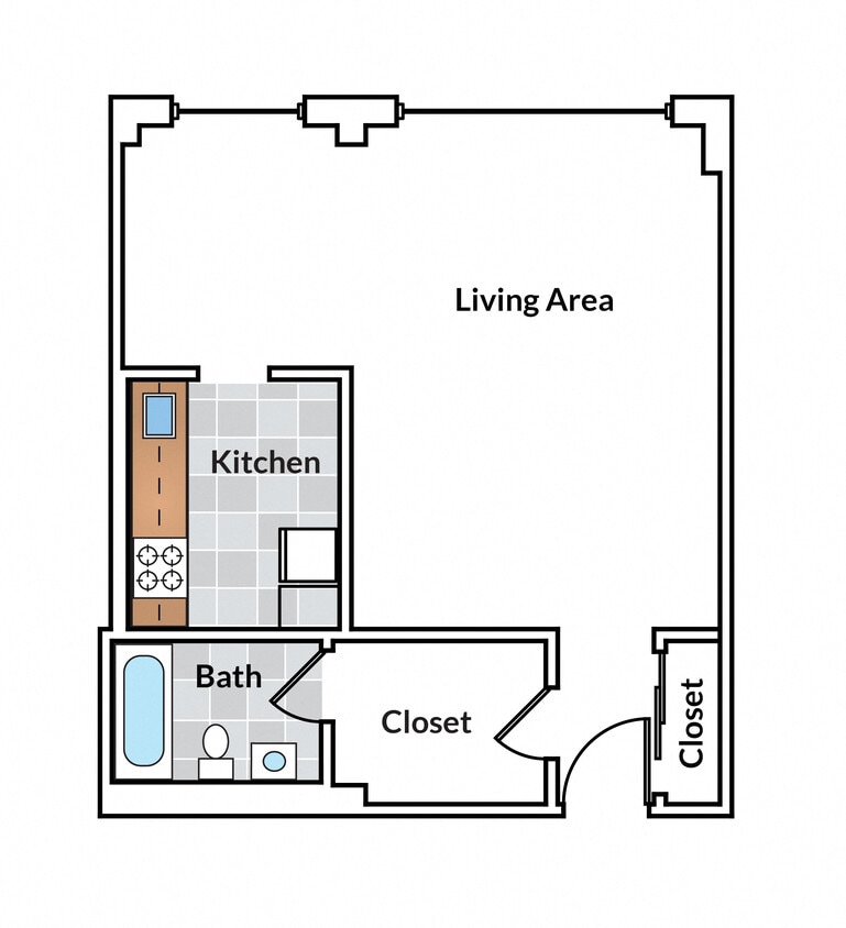 Floor Plan - Studio 01 Tier