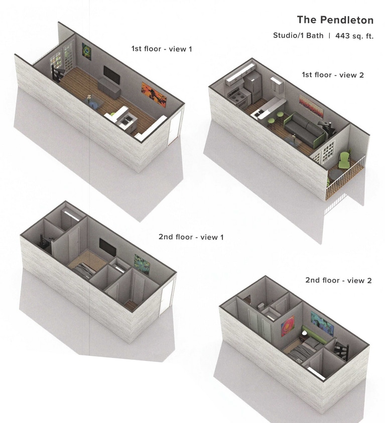 Floor Plan - The Pendleton