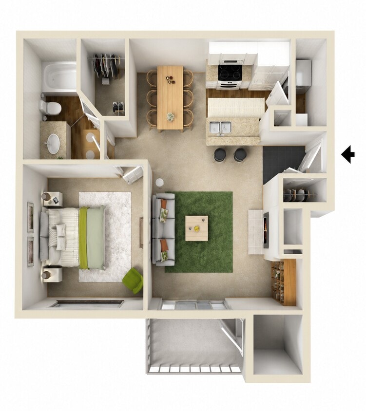 Floor Plan - A1 Upgraded