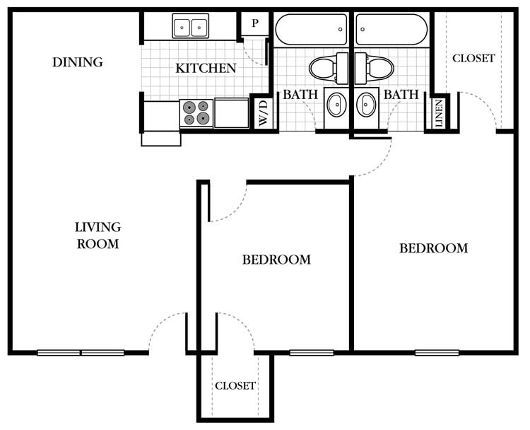 Floor Plan - B3-The Brixton