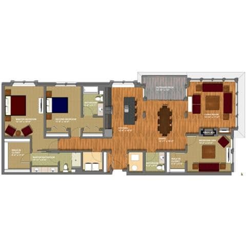 Floor Plan - 3B2.5B