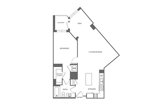 Floor Plan - A28 with Den
