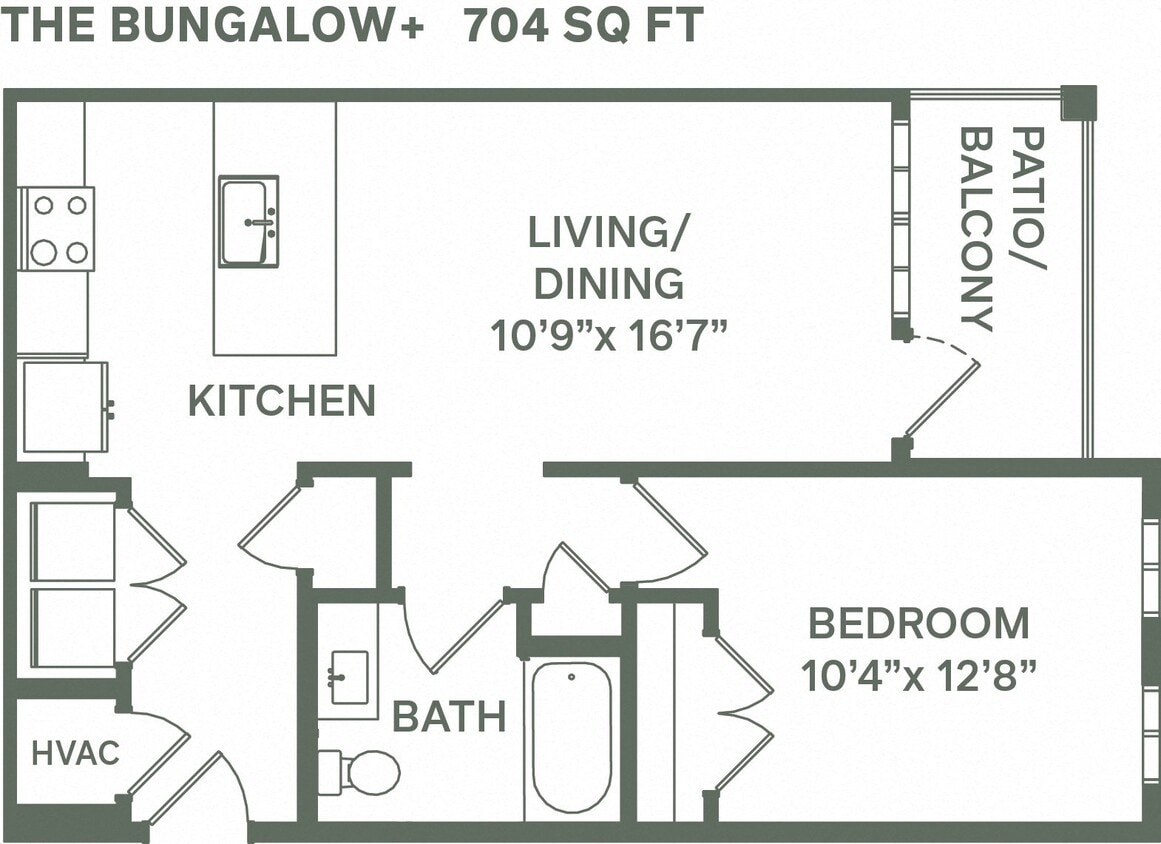 Floor Plan - Bungalow+ A1+