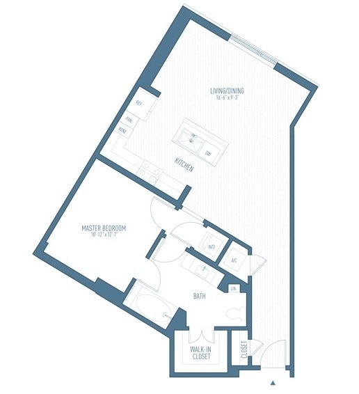 One Hermann Place - A7 - 1 Beds - 1 Baths - 904 Sq. ft. - A7