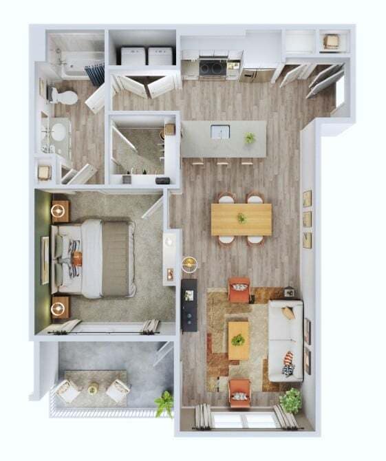 Floor Plan - 1B ALT1