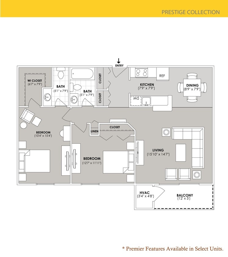 Floor Plan - The Oceana Deluxe