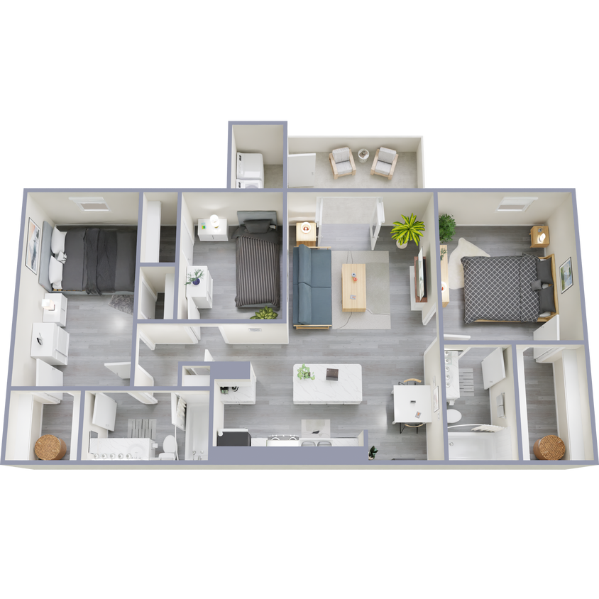 Floor Plan - 3x2