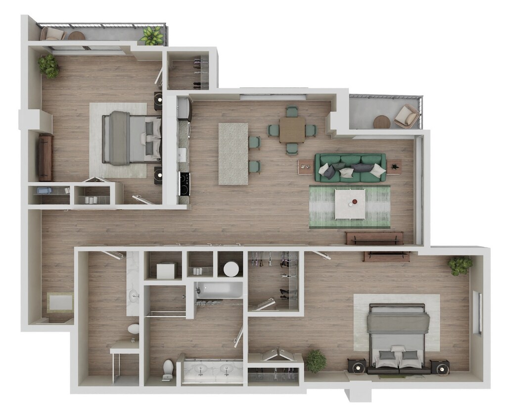 Floor Plan - B5 - Renovated