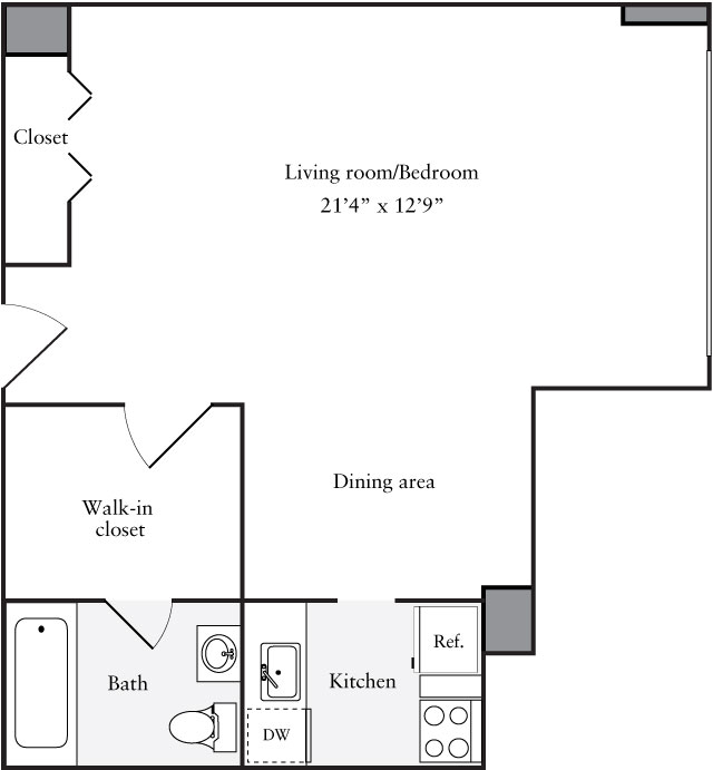 Floor Plan - S1-625sq-Tier1