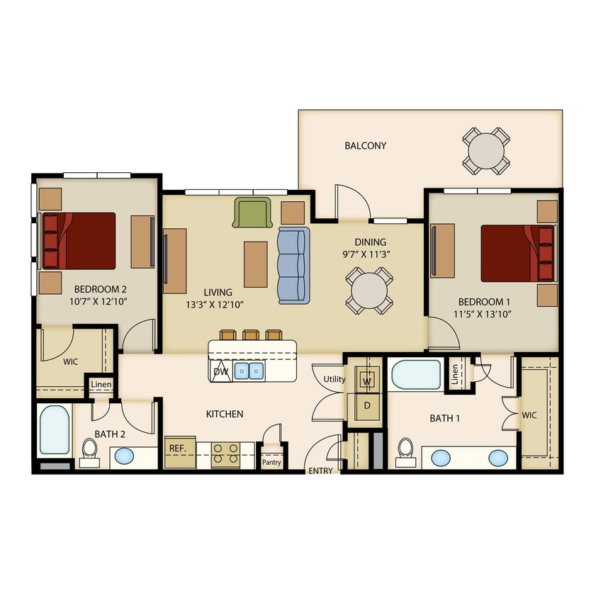 TruNorth Floor Plan B4 - B4