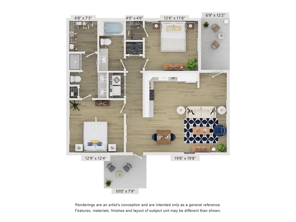 Floor Plan - Cottage B2