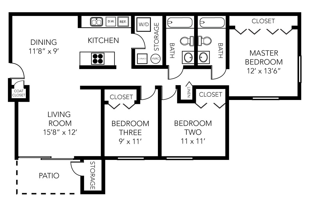 Floor Plan - The Monterey Pine
