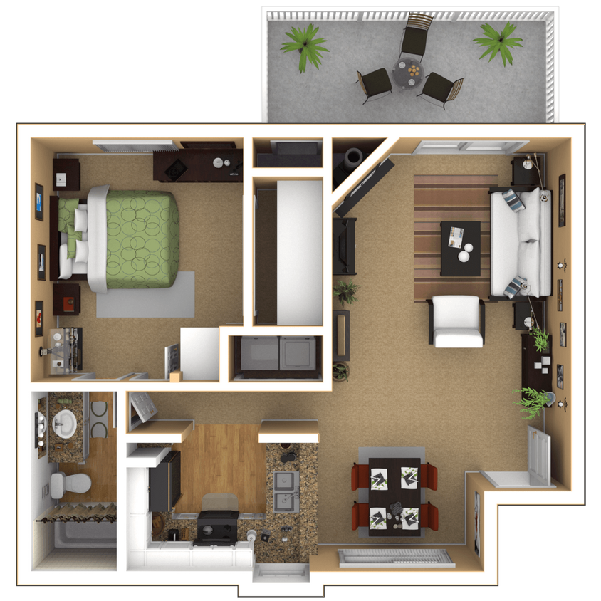 Floor Plan - Residence 1 Luxury