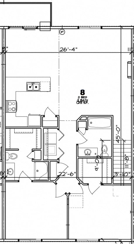 Floor Plan - 2 Bed / 2 Bath / 1 Stall Attached Garage / Uppe...