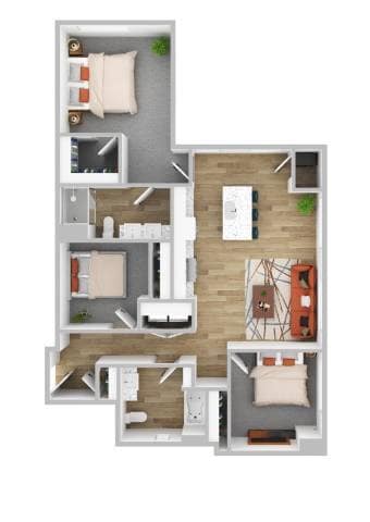 Floor Plan - Vibrant (BLDG II)