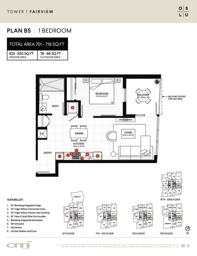 Floor Plan - Fairview B5