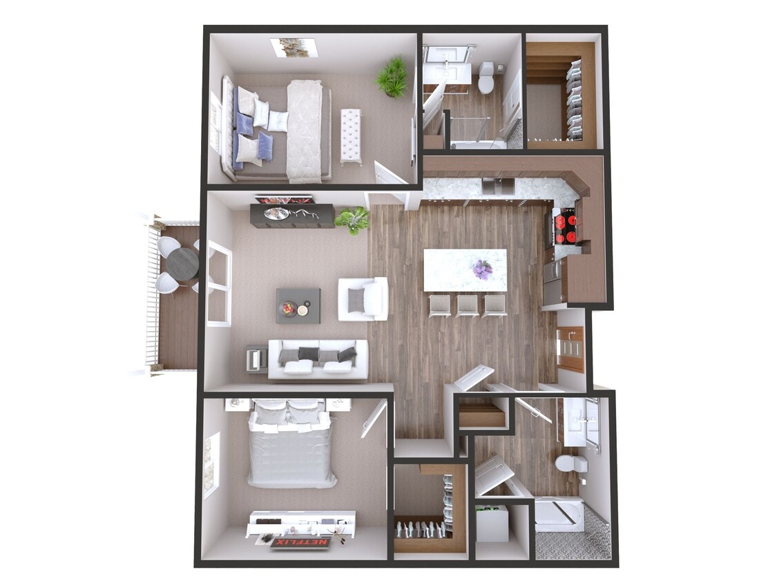 Floor Plan - Salem 2B/B N