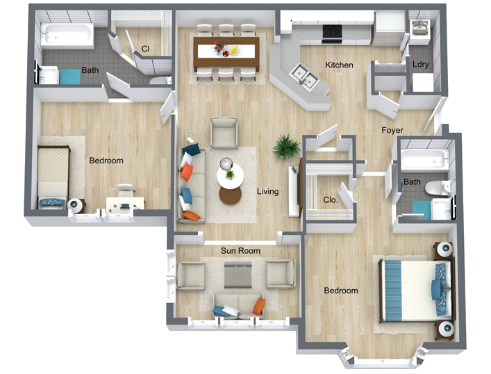 Floor Plan - The Edisto