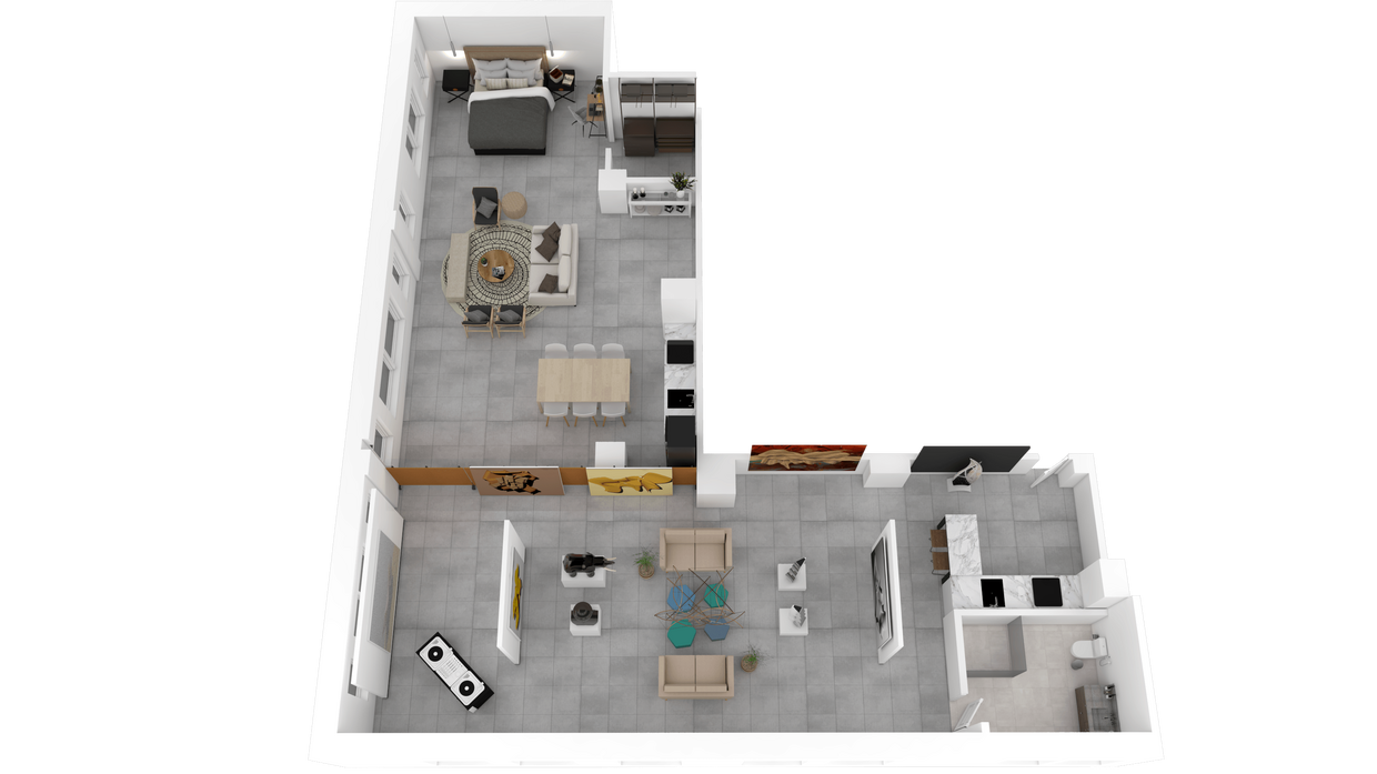 Floor Plan - LIVE-WORK LOFT W