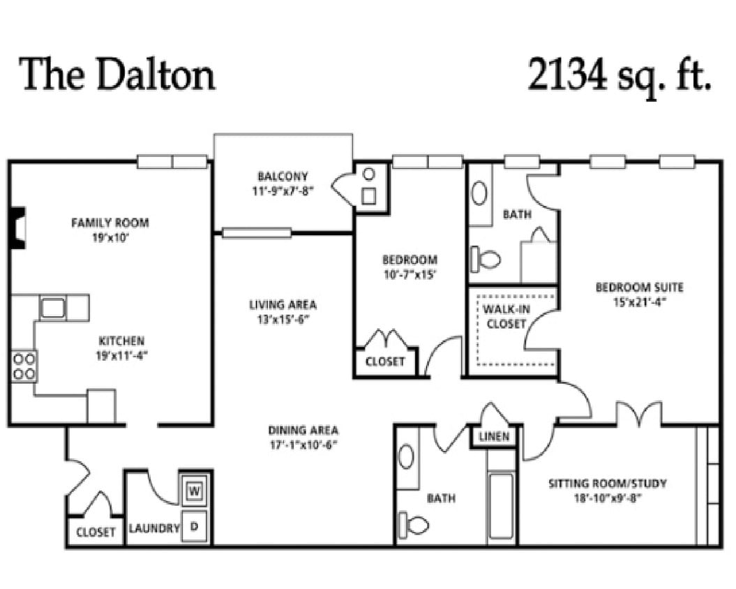 Floor Plan - The Dalton