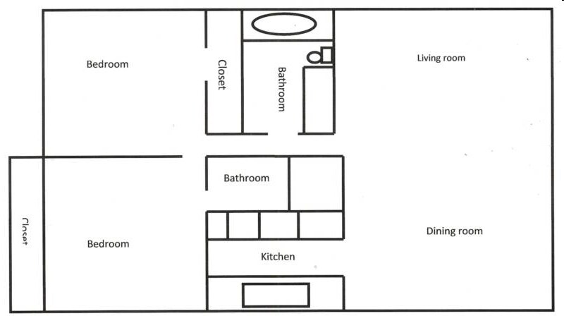 2BR/1.5BA - 2 Bed 1.5 Bath