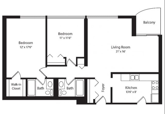 TWO BED - A - 2J
